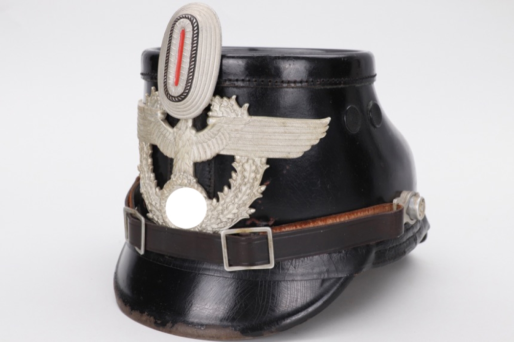 Third Reich police shako EM/NCO