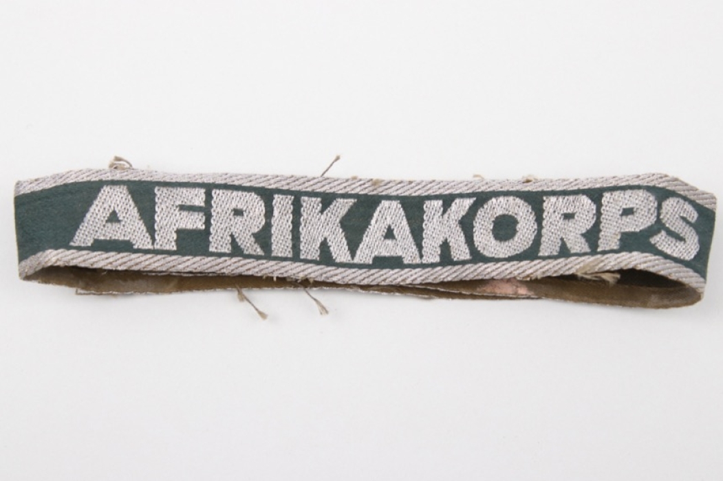 Hptm. Dörler - AFRIKAKORPS cuff title