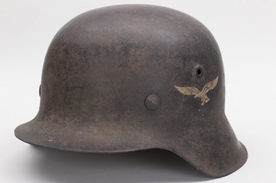 Luftwaffe M42 single decal helmet - hkp62