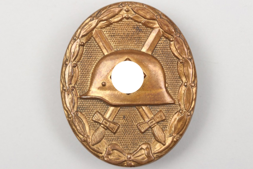 Wound Badge in gold - tombak