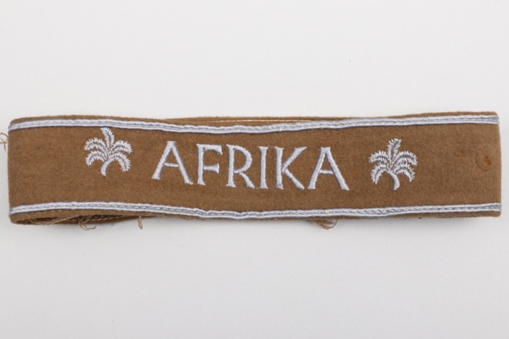 Wehrmacht AFRIKA cuff title