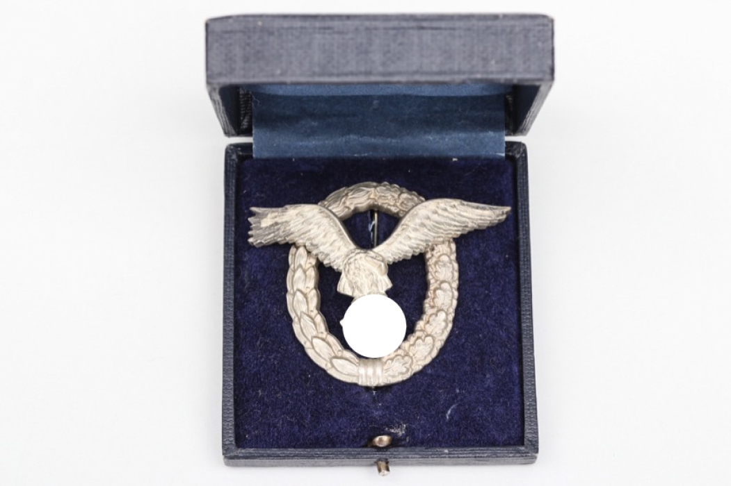 Luftwaffe Pilot's Badge in case - IMME