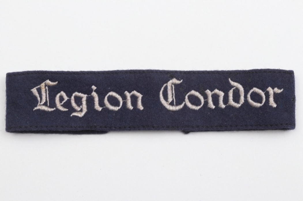 Luftwaffe LEGION CONDOR cuff title - EM/NCO