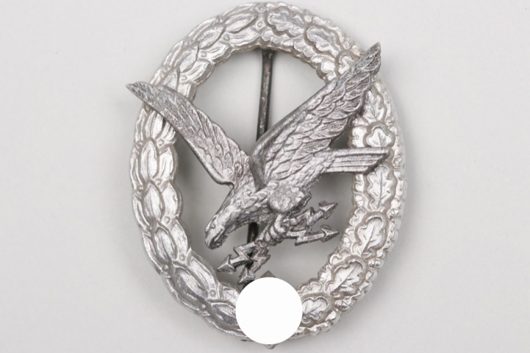 Aluminum Radio Operator & Air Gunner's Badge - Assmann