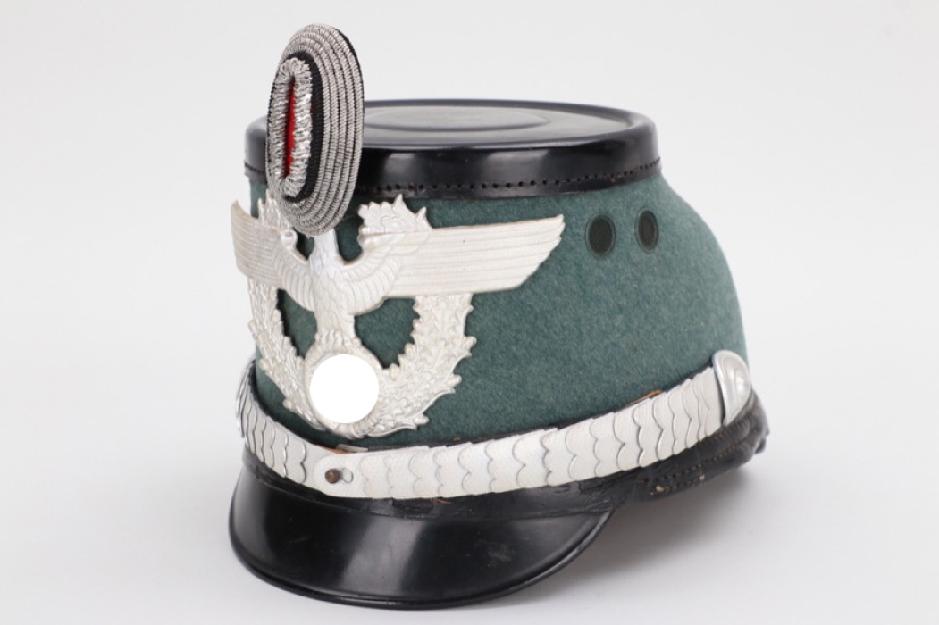 Third Reich police officer's shako