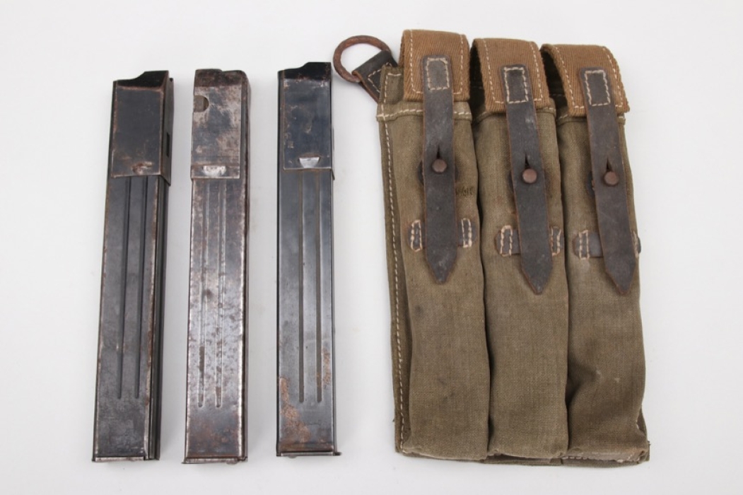 Wehrmacht MP38/40 magazine pouch + magazines