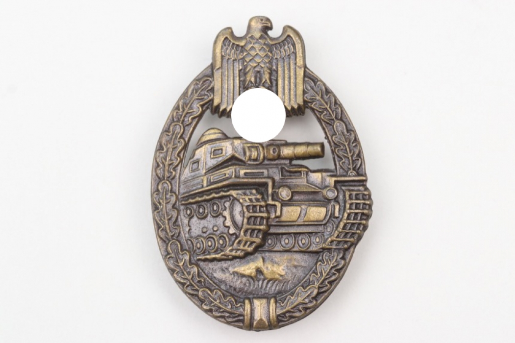 Tank Assault Badge in bronze - Wiedmann