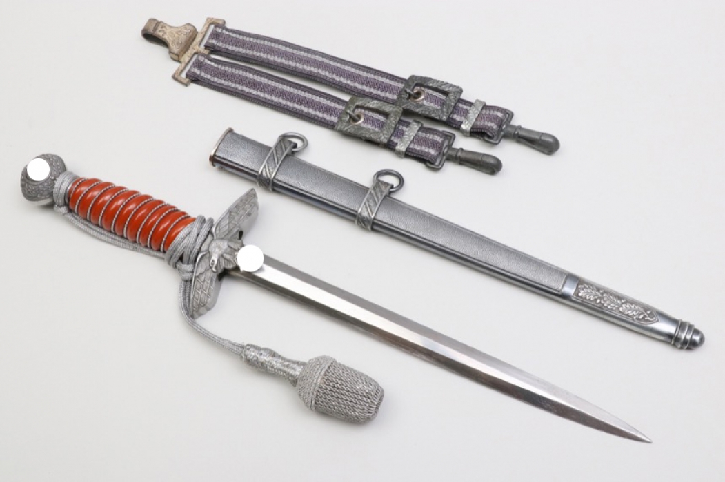 Luftwaffe officer's dagger with hangers & portepee - WMW Waffen