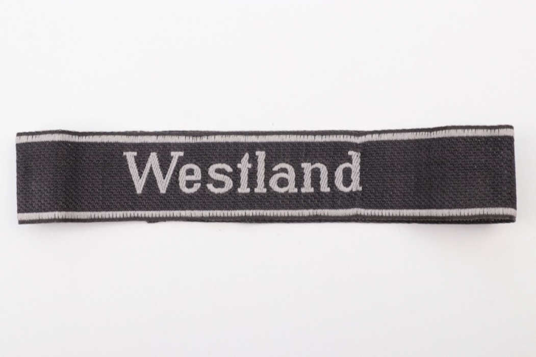 Waffen-SS WESTLAND cuff title - EM/NCO type