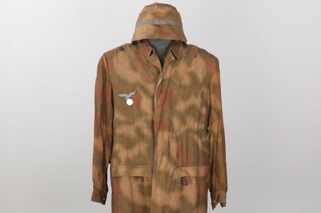 Luftwaffe Fallschirmjäger tan & water jumping smock & helmet cover