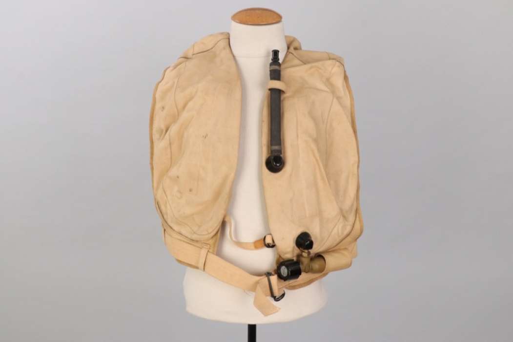 Luftwaffe pilot's life vest - Kriegsmarine issued