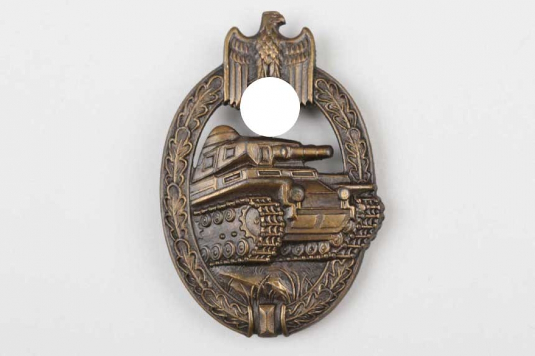 Tank Assault Badge in bronze - AS (in triangle)