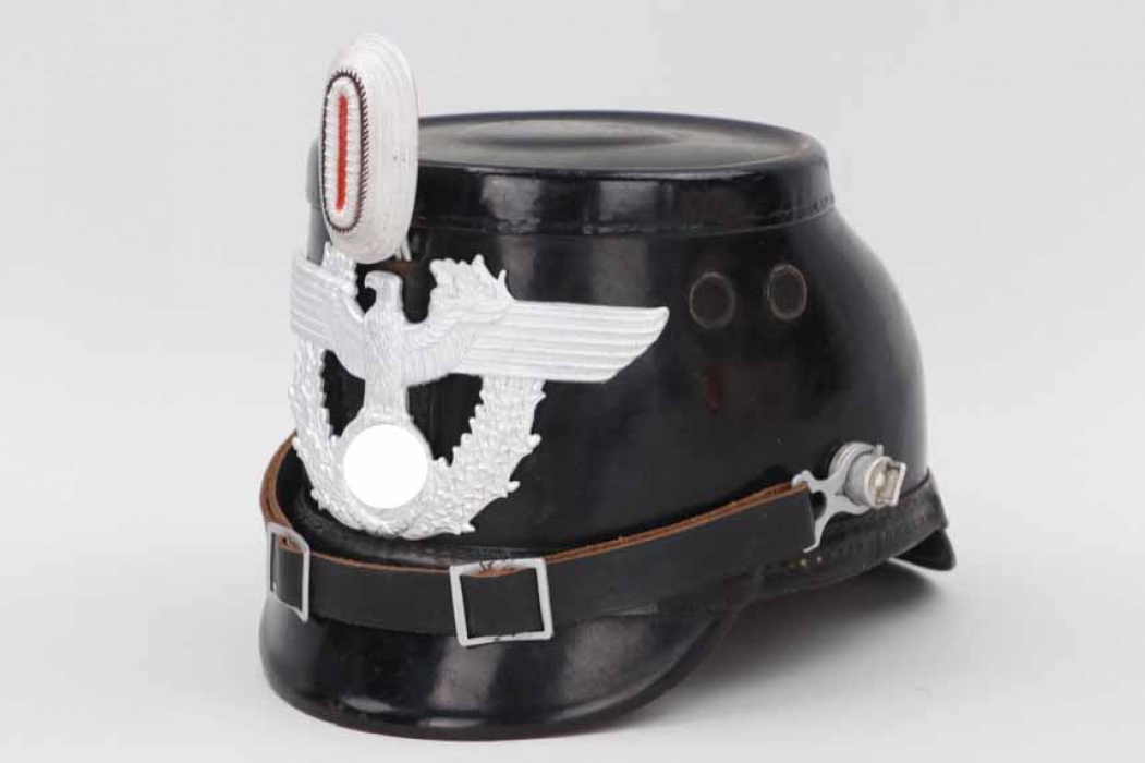 Third Reich police shako EM/NCO - transitional type