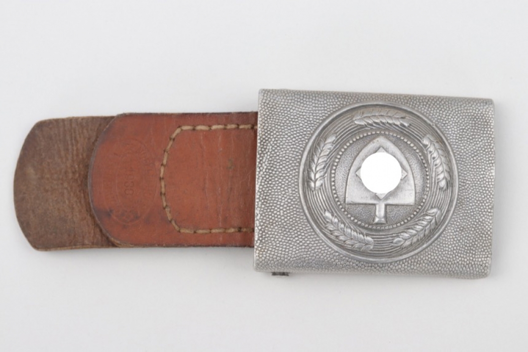 RAD EM/NCO buckle with leather tab - NH