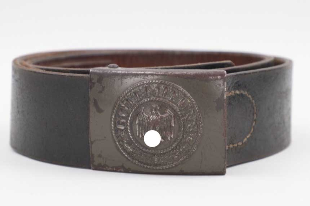 Heer field buckle "Gott mit uns" (EM/NCO) with belt - 1942