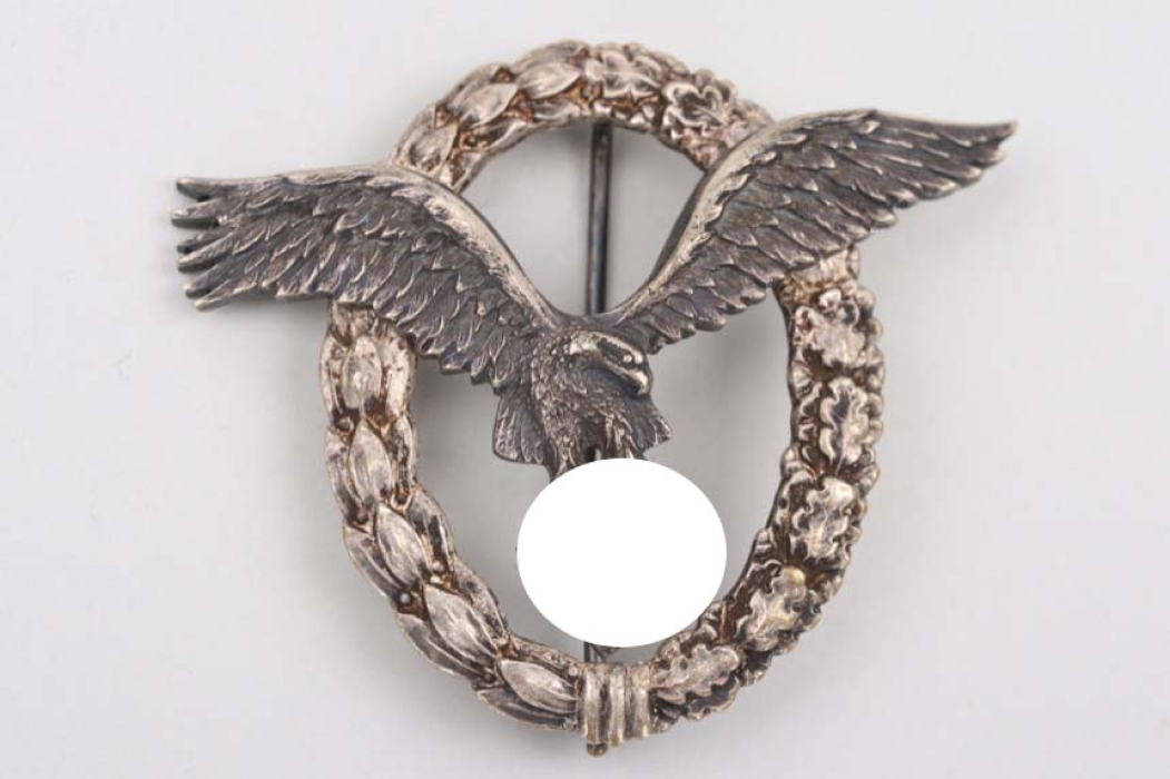 Early Luftwaffe Pilot's Badge "Juncker" - narrow type