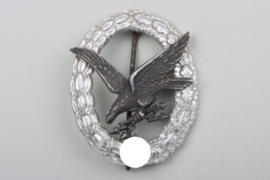 Aluminium Luftwaffe Radio Operator & Air Gunner's Badge - Assmann