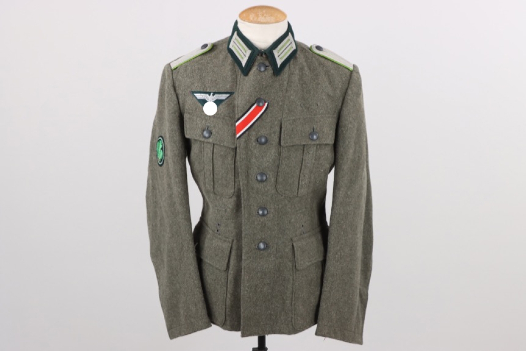 Heer Jäger M43 field tunic - Leutnant