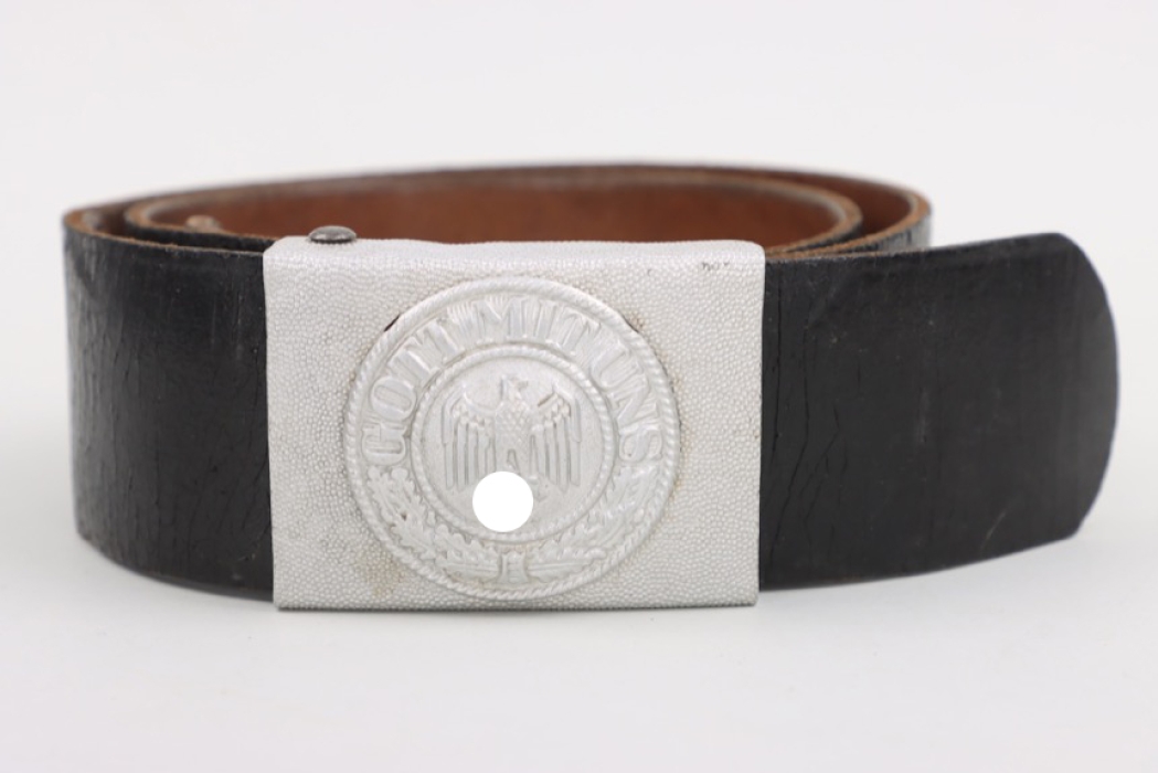 Heer parade buckle "Gott mit uns" (EM/NCO) with belt