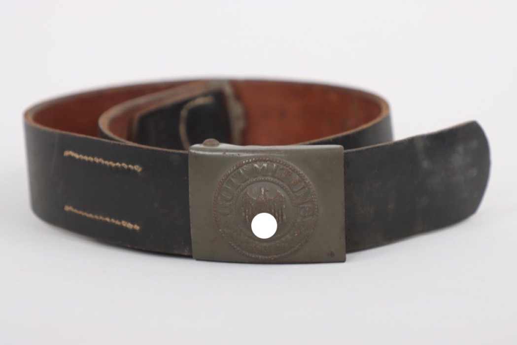 Heer field buckle "Gott mit uns" (EM/NCO) with belt