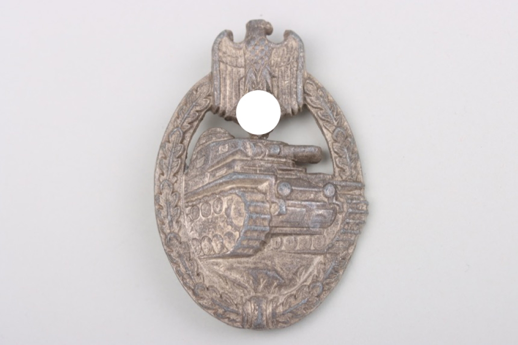 Tank Assault Badge in Silver "W. Deumer"