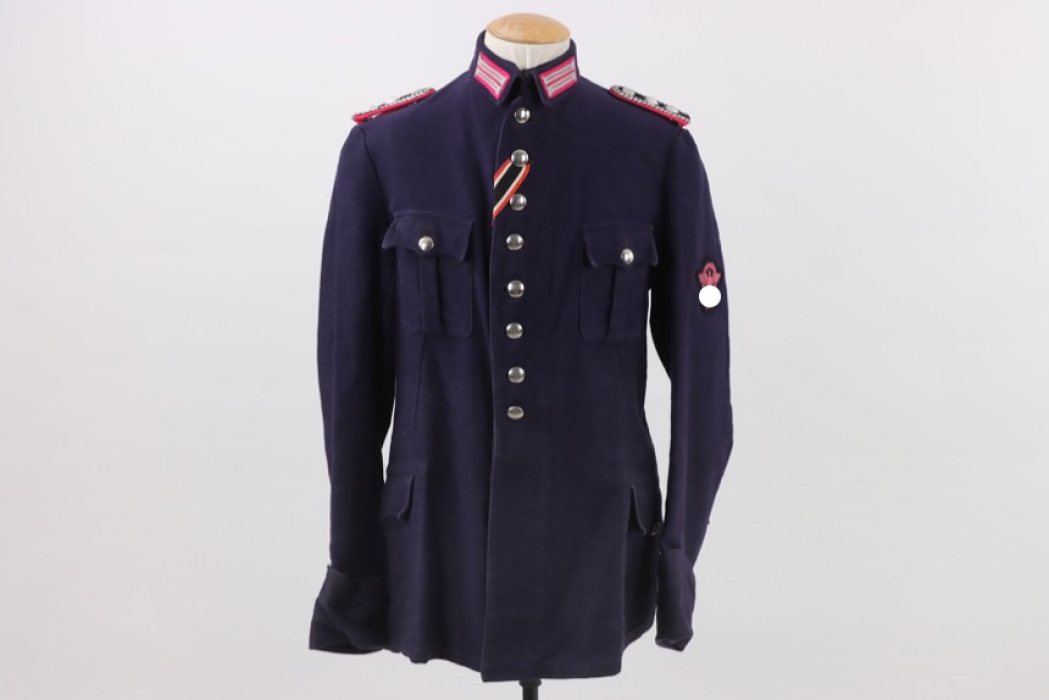 Fire brigade service tunic