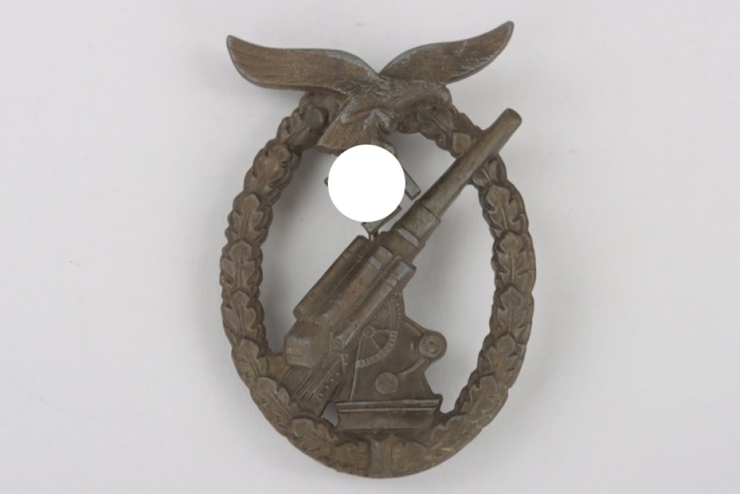 Luftwaffe Flak Badge - "W.H." Wilhelm Hobacher, Wien