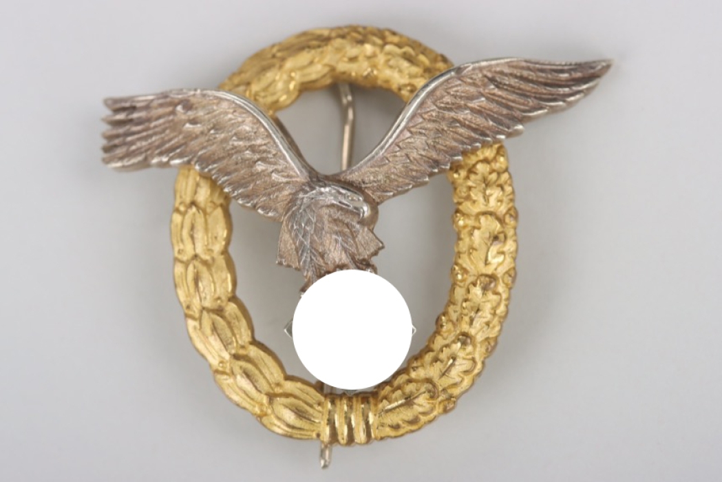 Luftwaffe Combined Pilot & Observer Badge - FLL (tombak)