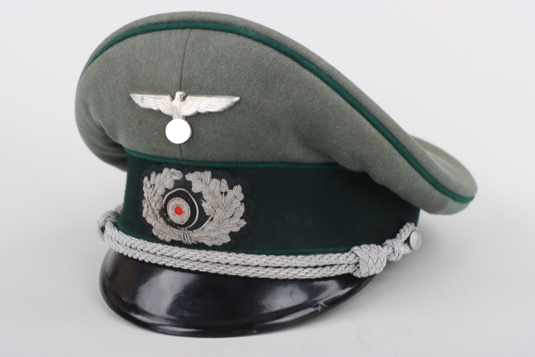 Heer civil servant's visor cap for officers