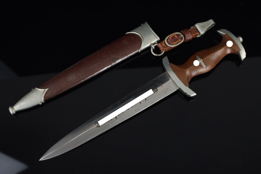 Early M33 SA Service Dagger "Sa" with hanger - Sauer