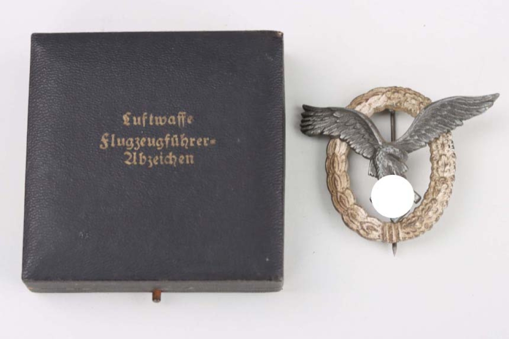 Luftwaffe Pilot's Badge with case