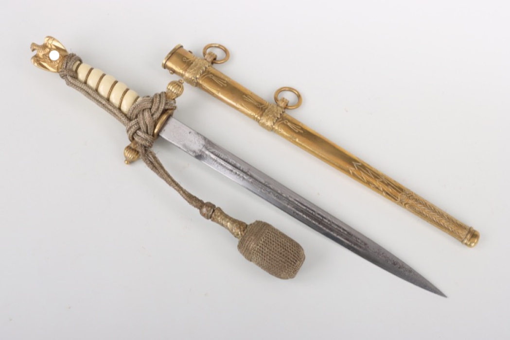 M38 Kriegsmarine officer's dagger with portepee - Hörster