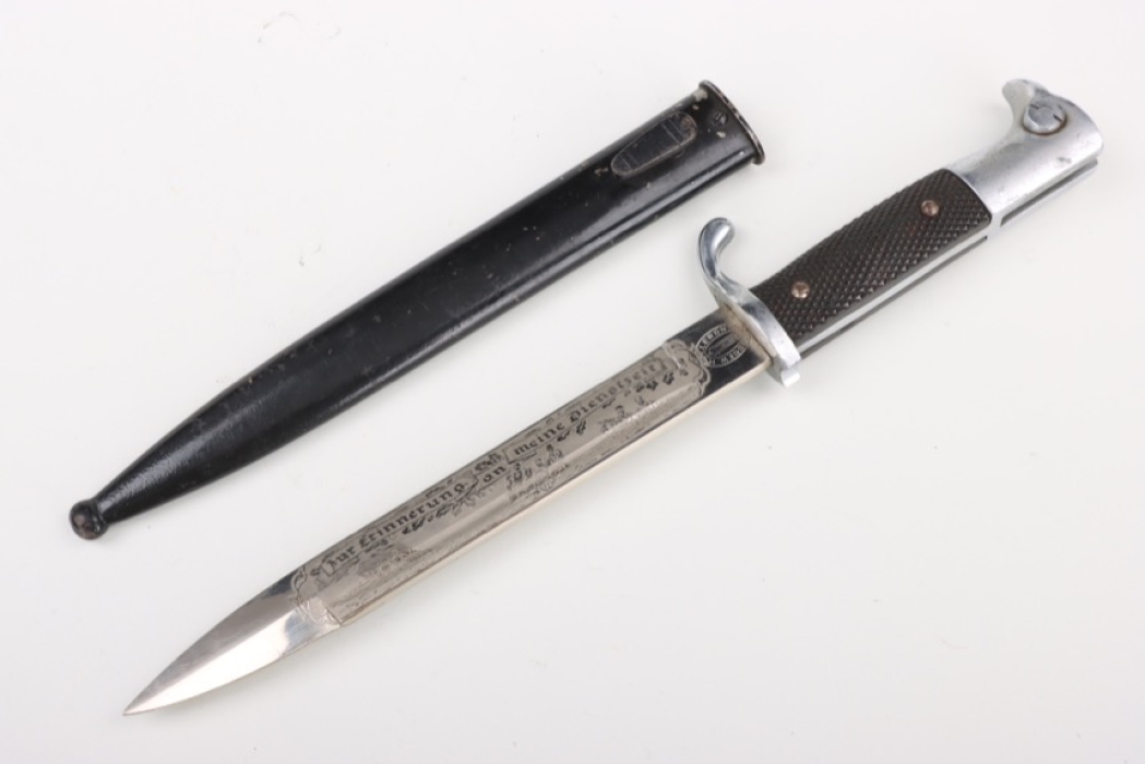 Heer etched dress bayonet KS 98 - Höller