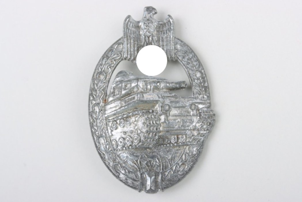 Tank Assault Badge in Silver "AS in triangle"