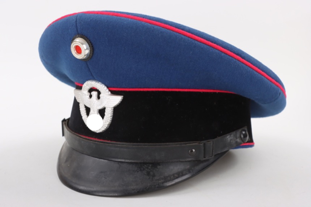 Fire brigade visor cap