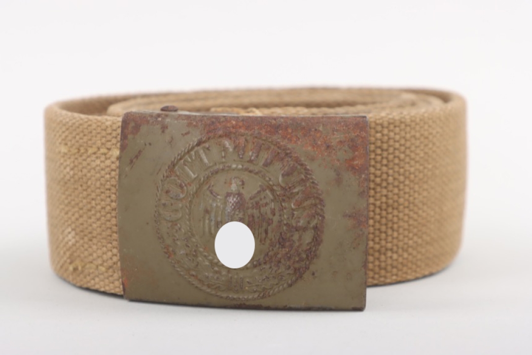 Heer tropical field buckle "Gott mit uns" (EM/NCO) + belt