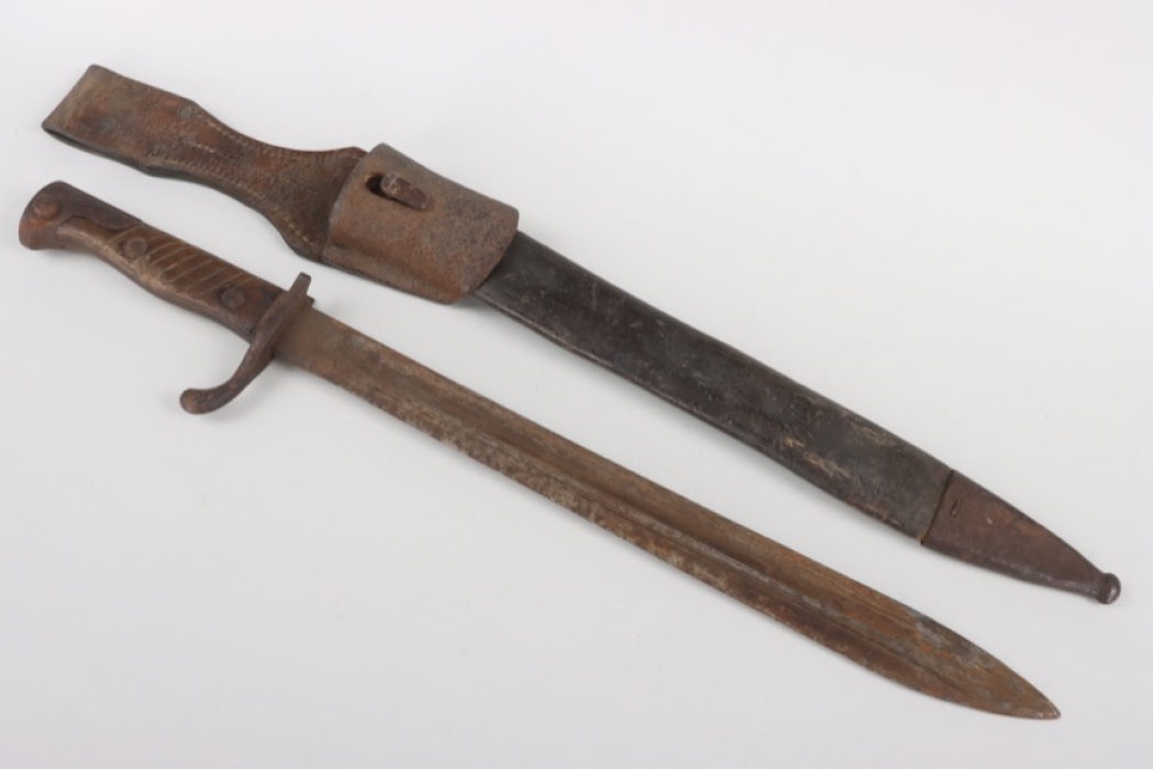 Prussian bayonet 98/05 with frog - Erfurt