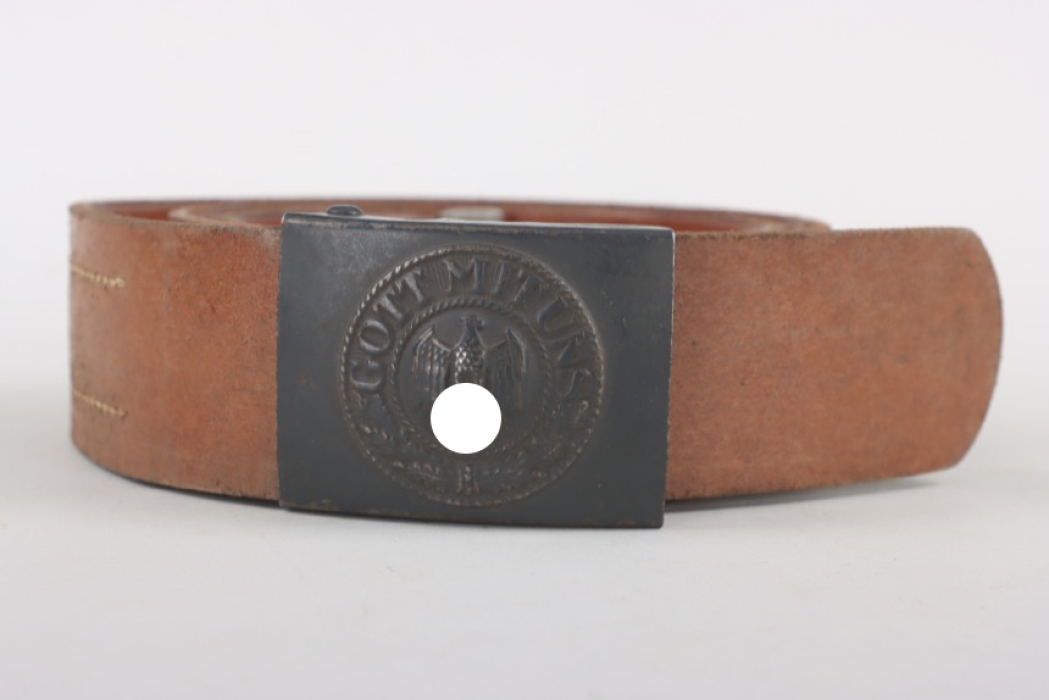 Heer EM/NCO field buckle with belt - olc