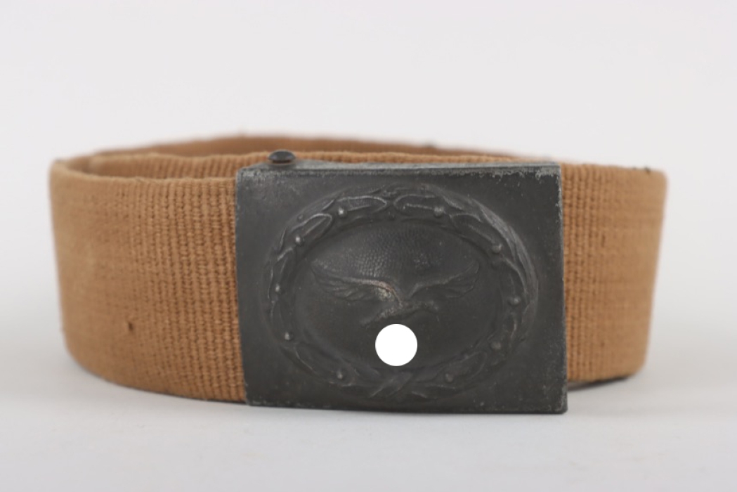 Luftwaffe EM/NCO field buckle with webbing belt