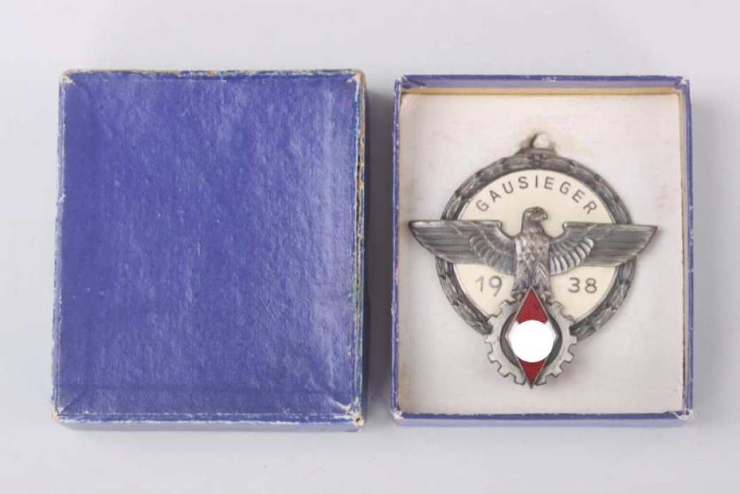 Gausieger Badge 1938 in case - Brehmer