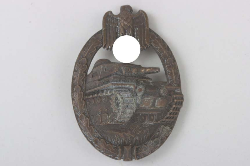 Tank Assault Badge in Bronze "F. Zimmermann"