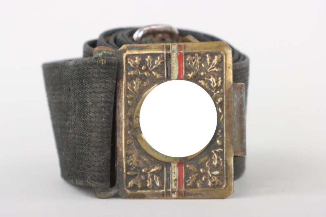 Deutscher Turnerbund swastika buckle with cloth belt - variant