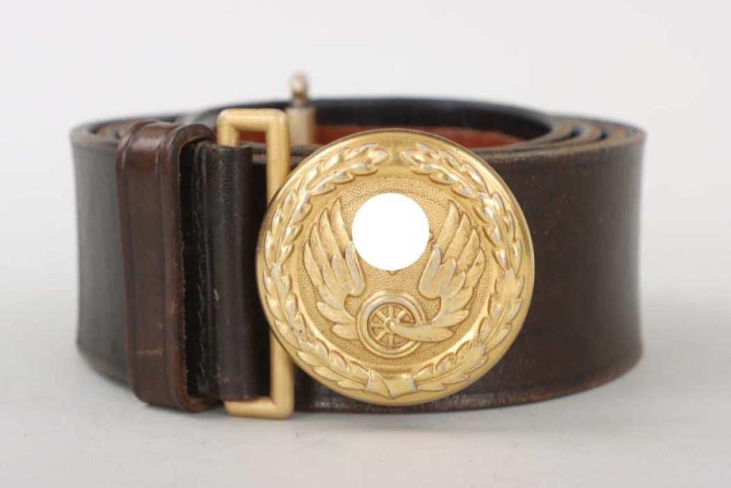 Deutsche Reichsbahn leader's buckle with belt - A