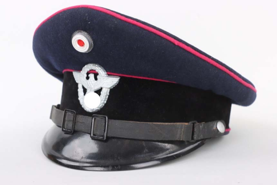 Fire brigade visor cap