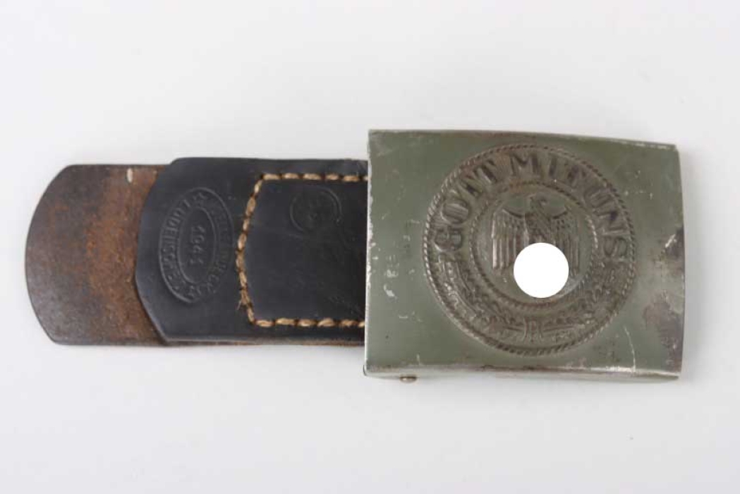 Heer field buckle "Gott mit uns" (EM/NCO) - Noelle & Hueck 