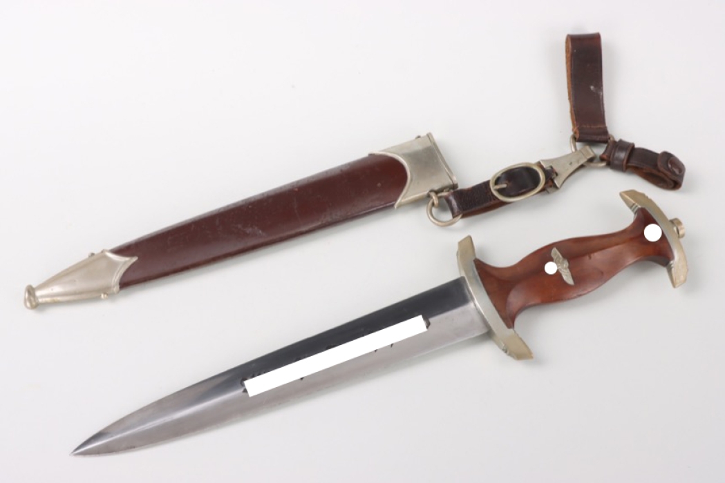 Early M33 SA Service Dagger "Mi" with 3-piece hanger - Haenel