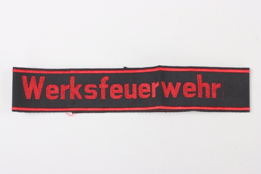 Feuerschutzpolizei cuff title "Werkfeuerwehr"