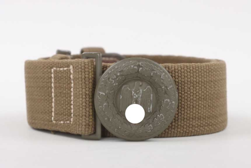 HEER OFFICER'S TROPICAL FIELD BELT & BUCKLE - 1941