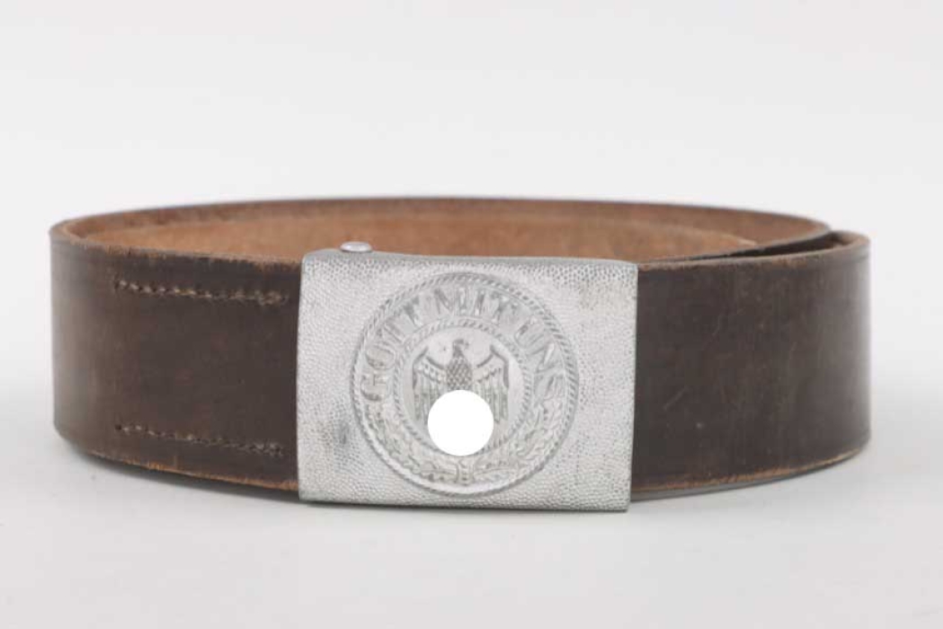 Heer parade buckle "Gott mit uns" (EM/NCO) with belt