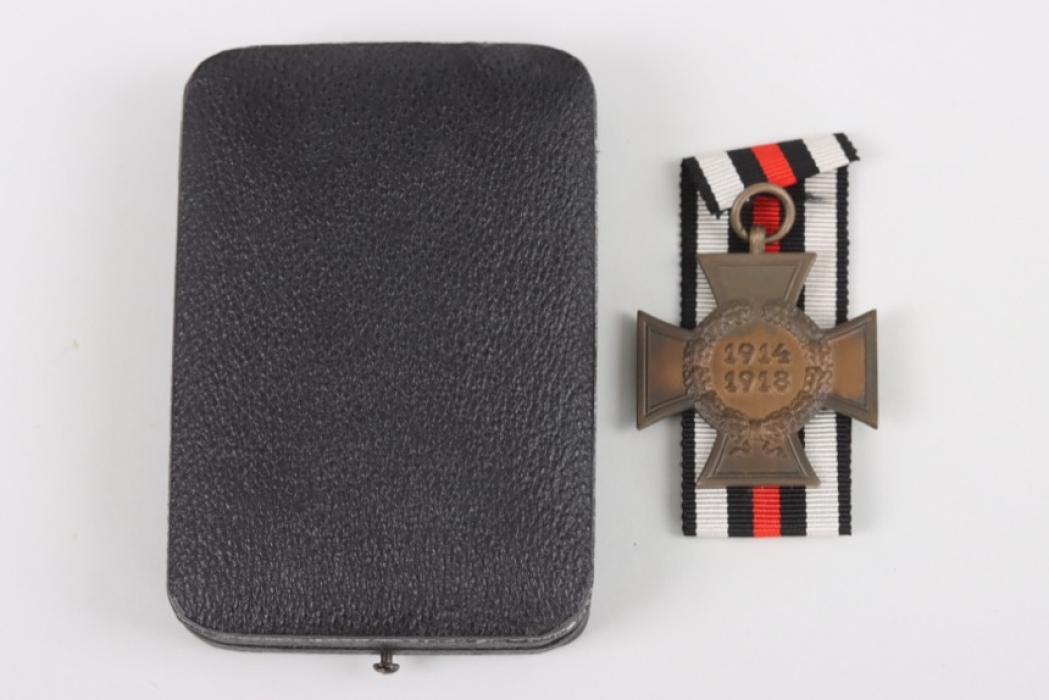 Cased Hindenburg Cross for Combattants